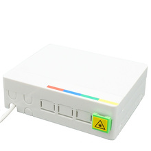 4 port indoor terminal cable box fiber optic sc apc adapter/pigtail mini ftth fiber optic light box